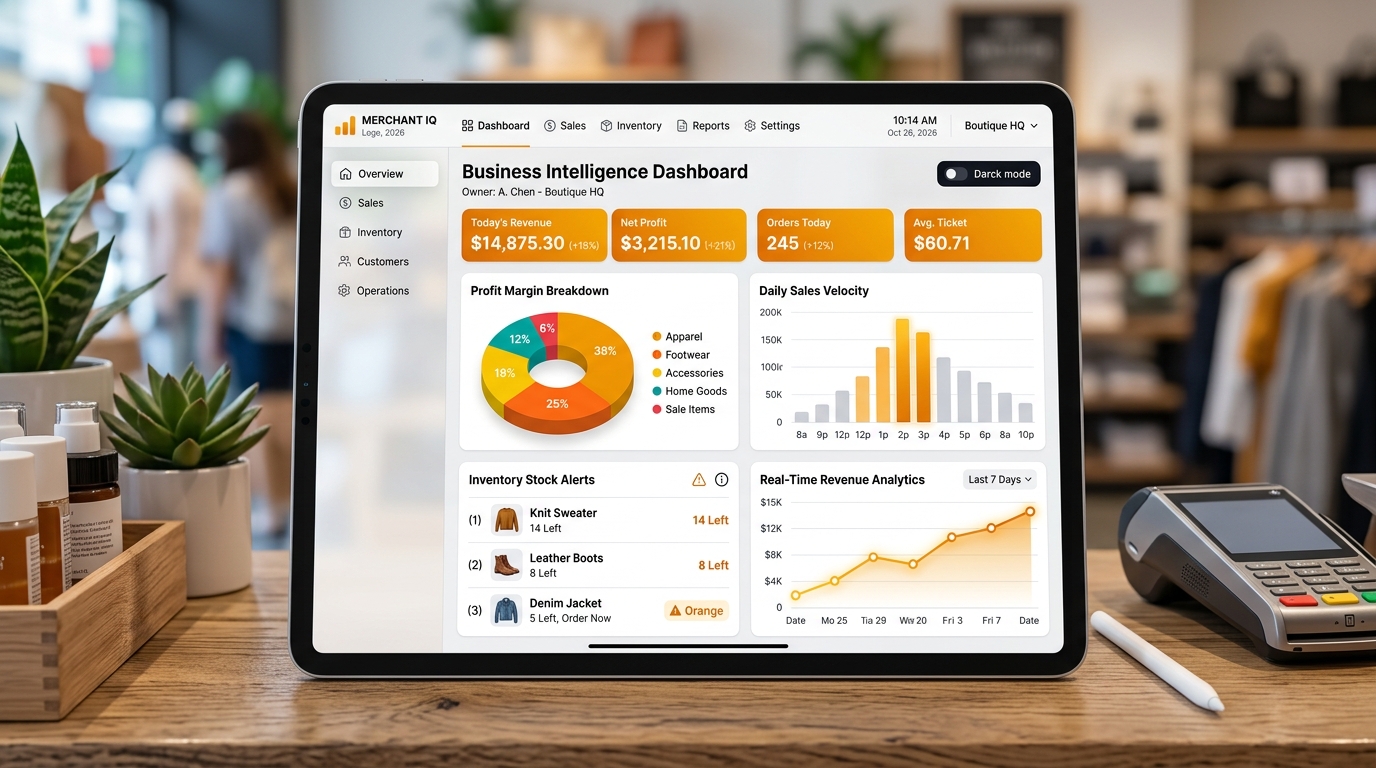 Business intelligence dashboards
